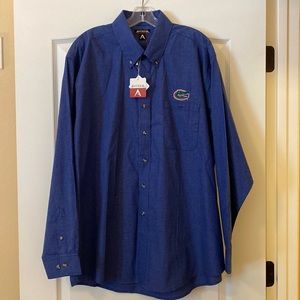 NWT Men’s Antigua Florida Gators Dress Shirt